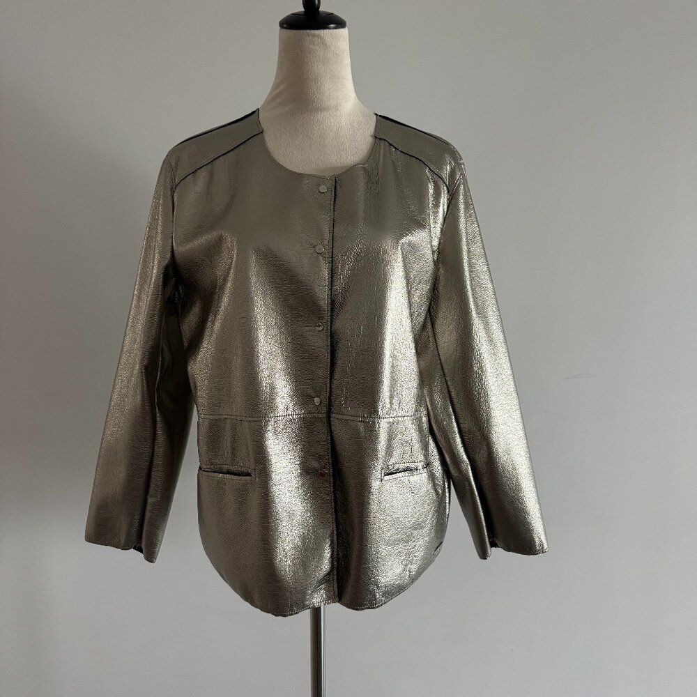 Rino & Pelle Pewter Top New, size 42